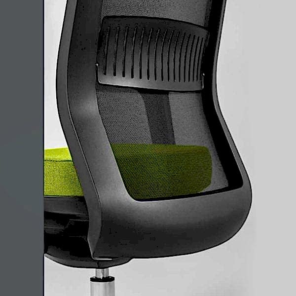 Our office chair with wheels offers effortless maneuverability, allowing you to move seamlessly around your workspace.
