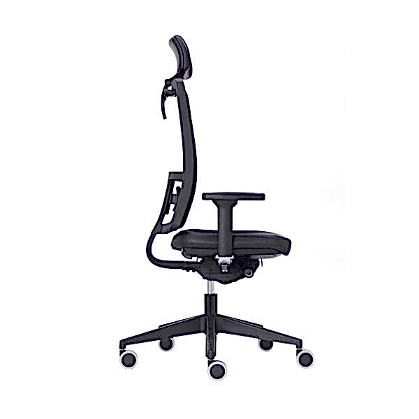 Experience seamless mobility with our office chair on wheels, featuring smooth gliding casters that allow you to move effortlessly around your workspace.